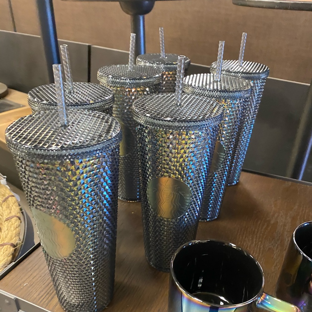 COPY - Black studded Fall 2020 Starbucks tumbler